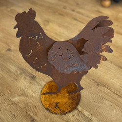 Edelrost Huhn "Poulet" auf...