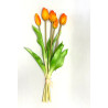 Tulpen Bund 5 Blüten Orange|Real-touch|36cm