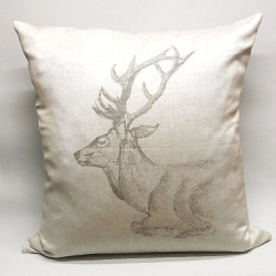 Edles Zierkissen Jacquard...