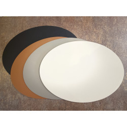 Tischset Platzset oval Leder