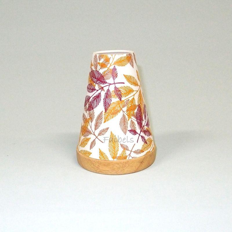 Glowing Candle Holder Vintage Style Puri | Blätter Herbst