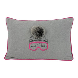 Edles Zierkissen Stick...