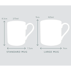 Tasse Haferl Hundeliebe Walkie Bone China | Sophie Allport