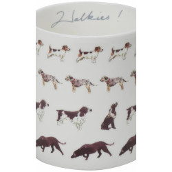 Tasse Haferl Hundeliebe Walkie Bone China | Sophie Allport