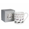 Tasse Haferl Hundeliebe Walkie Bone China | Sophie Allport