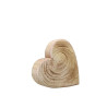Herz Paulownia-Holz natur-geflammt