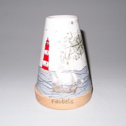 Glowing Candle Holder Vintage Style Puri | Leuchtturm Meer