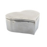 Deko-Dose Herz |Alu Nickel silber