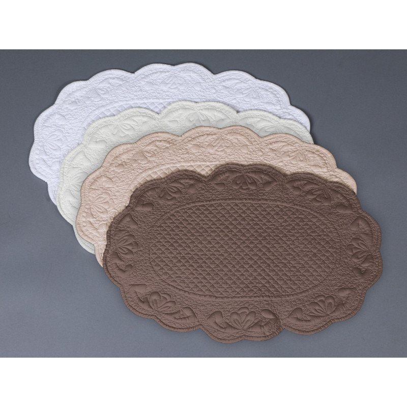 Tischset Platzset gesteppt oval
