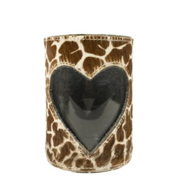 Windlicht Fell Giraffe mit...